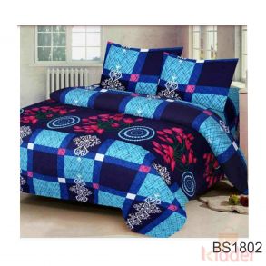 100 Polycotton Double bedsheet 2 Pillow Cover Free