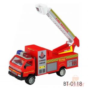 Baby Multicoloured Non Battery Fire Truck Gift Toy