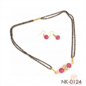 Party Wear Necklace Set With Earring