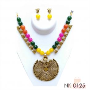 Multi Necklace with Earrings