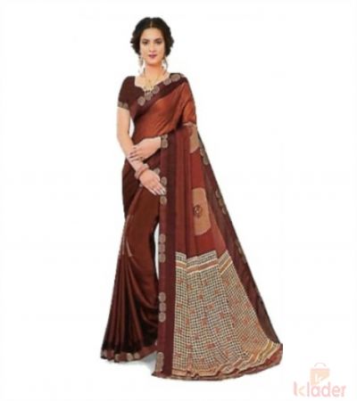 Cotton Casual Wear Hand Printed Saree For Women 6 Colours 6 Piece set